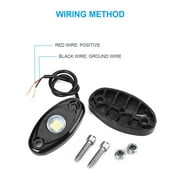 White 8 Pods CREE LED Rock Underbody Lights for JEEP Offroad Truck ATV UTV NEW