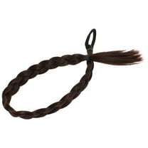 Braided Ponytail for Black Women Double Wig Hair Extensions Decoration Miss Women's