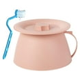thumbnail image 2 of Urinario nocturno multiusos espesado con tapa para el hogar, escupidera, orinal con tapa para dormitorio, hogar, niños, hombres y mujeres. Rosa, 2 of 9
