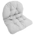 thumbnail image 1 of Mobutofu Swing Replacement Cushions Grey Polyester Perfect For Outdoor Garden 1Pcs, 1 of 8
