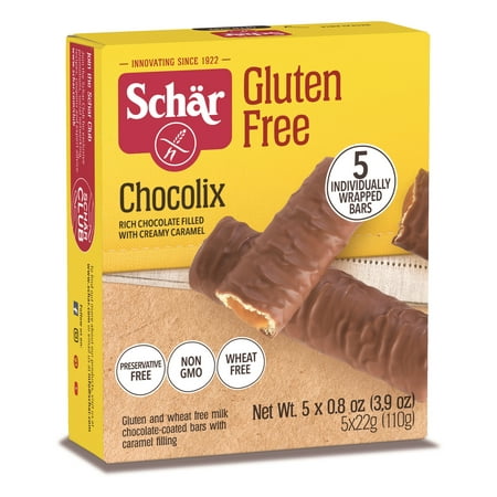 Schär Gluten-Free Chocolix, 0.8 oz, 5 count