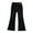 Black, variant on YunPes Girls Comfort Denim Flare Jeans Elastic High Waisted Stretchy Pants Girls Bell Bottom Trendy Fashion Jeggings Pants