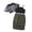 Black, variant on Girls Sporty Outfit Sets Short Sleeve Top Vest Half Skirt Girls Summer Clothes,Black,Size 7 -8 Years