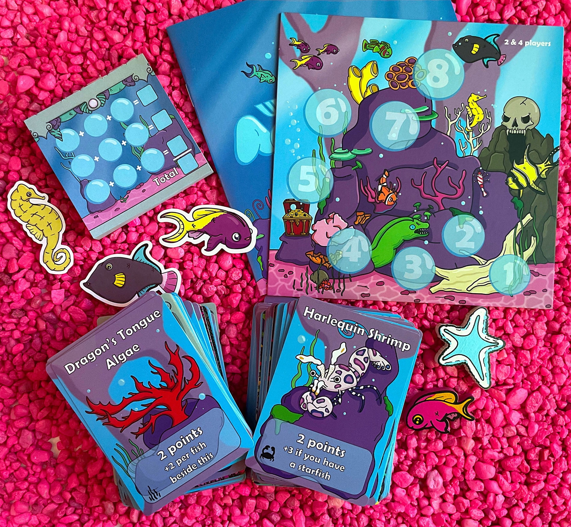 Ultimate Aquarium - An Easy and Strategic Aquarium Building Card Game for All Ages; 2-4 Players