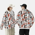 thumbnail image 4 of Lsque Modern Life Pattern UPF 50+ Lightweight Sun Protection Men's Women's Long Sleeve Shirt, Hoodie Performance -Small, 4 of 7
