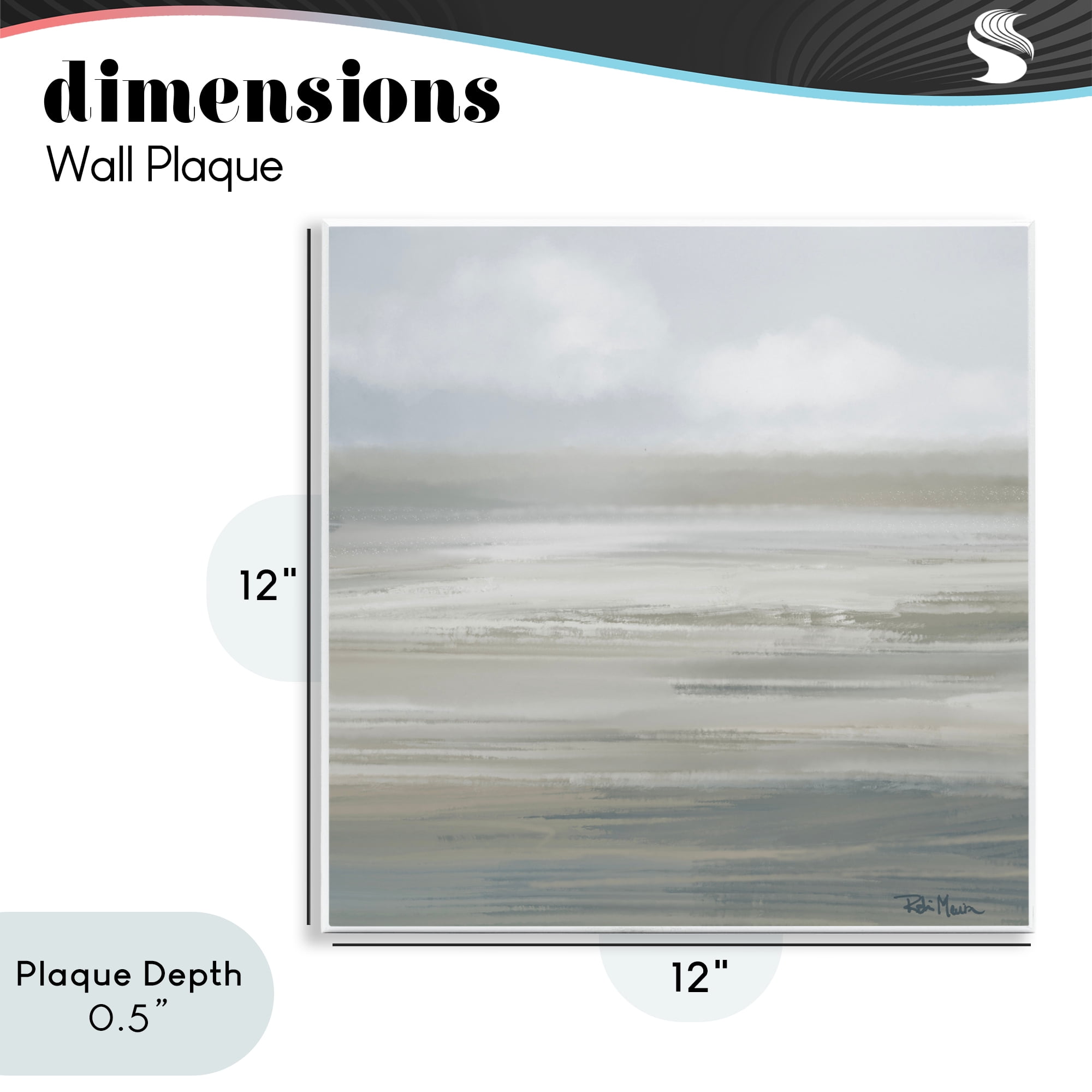 Stupell Industries Mid Afternoon Landscape Wall Plaque Art, design by Robin Maria