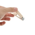 thumbnail image 2 of Unique Bargains 1 Pc Hangable Nail Clipper for Women for Men Coffee Color, 2 of 6
