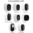 thumbnail image 5 of Adjustable Indoor/Outdoor Security Metal Wall Mount Compatible with Arlo Pro/Pro 2/Pro 3/Ultra/Ultra 2, & Others - Ring Stick Up Cam Battery, eufyCam E/2C (5 Pack, White), 5 of 5