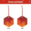 thumbnail image 2 of Rocae Autumn Leaf for Acrylic Christmas Pendant Ornament for Festive Decor Hanging Pendant,Perfect for Home and Office-Hexagon, 2 of 7