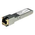 thumbnail image 1 of StarTech.com Cisco SFP-GE-T Compatible SFP Module, 1000BASE-T, SFP to RJ45 Cat6/Cat5e, 10/100/1000 Mbps, RJ-45 (Copper) 100m, Cisco IE3400, IE3300, IE3200, 1000MbE Mini GBIC Transceiver - Lifetime Warranty (SFPC1110)) - SFP (mini-GBIC) Transceiver, 1 of 5