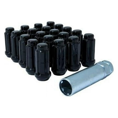 Gorilla Automotive 5Lug 14-1.50 SPLINE WIK TRUCK BLK GOR SD Spline Lug Nut Install Kit, K5TS-14150BGR