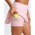 thumbnail image 4 of Falda CRZ YOGA de Tenis Plisada de Secado Rápido Rosa XX-Small, 4 of 5