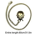 thumbnail image 3 of PEONAVET Montre de Poche Collier Rétro Coléoptères Montre de Poche, 3 of 9