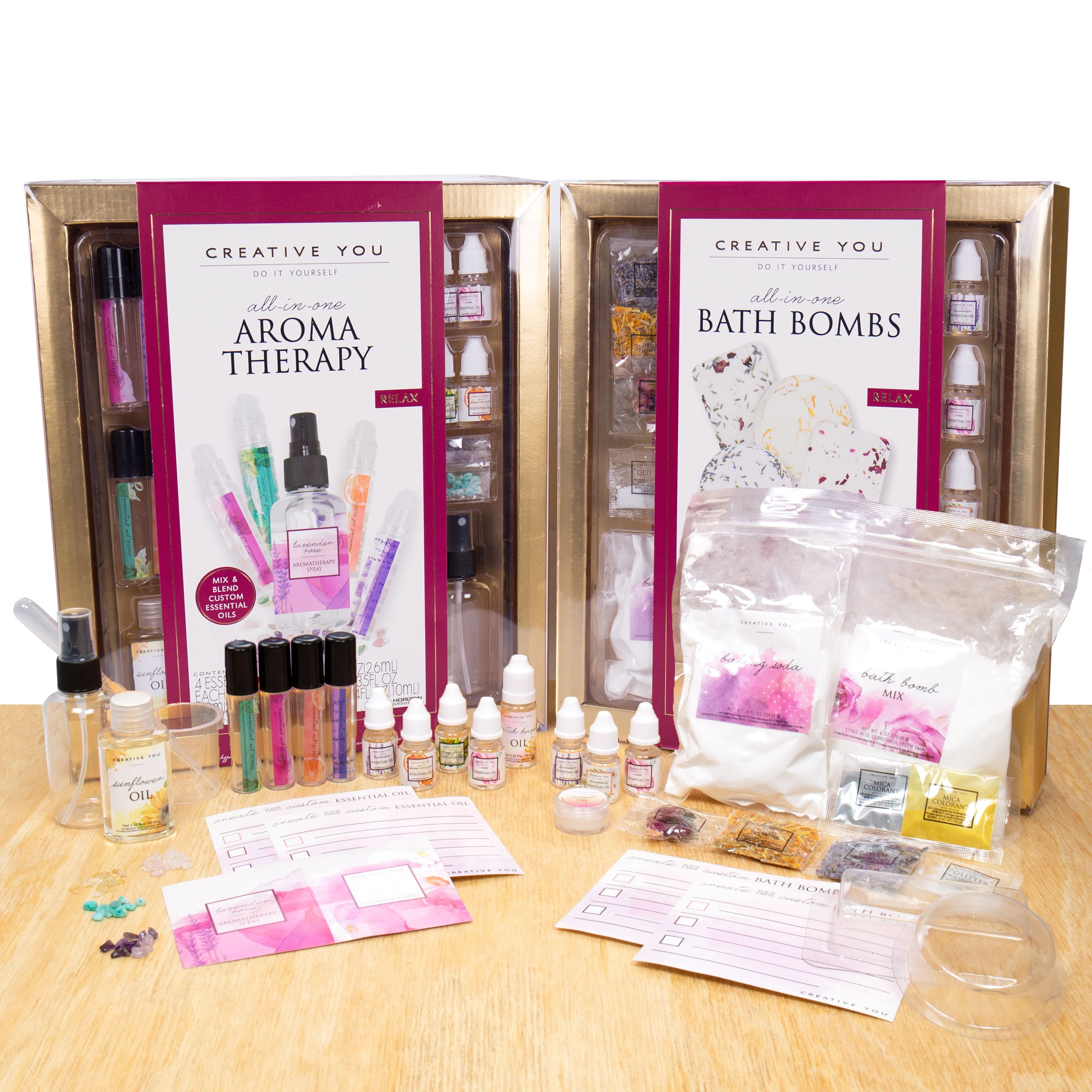 Creative You AllInOne D.I.Y. Bath Bombs & Aromatherapy Kit 34 Pieces