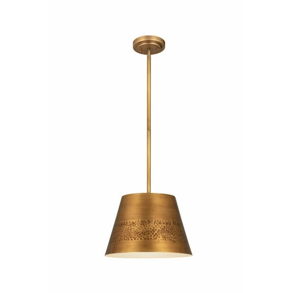 1 Light Chandelier-Rubbed Brass  Finish Z-Lite 6013-12Rb