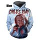 thumbnail image 3 of Sudadera con capucha de moda para hombre, patrón de muñeca de Halloween, impresión 3D, jersey de moda urbana de manga larga, ropa de otoño e invierno para hombre, 3 of 5
