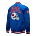 thumbnail image 3 of Men's Mitchell & Ness Royal Buffalo Bills Double Down Satin Full-Snap Jacket, 3 of 7