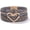 Grey, variant on Mothers Day Gifts Heart Leather Wrap Bracelets Stackable Boho Cuff Bangles Trendy Resin Stone Rhinestone Bracelets with Magnetic Clasp for Women Valentine Gifts