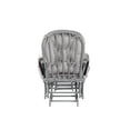 thumbnail image 5 of Suite Bebe Cleo Glider Rocking Chairs, Micro-fiber Material with Light Gray Upholstery, Indoor, 5 of 5