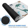 thumbnail image 6 of Long Mouse Pads for Desk,Colorful Dinosaurs Silhouettes Pattern Desk Mats on Top Of Desks, Desk Mouse Pad Extra Large with 3mm Non-Slip Base and Stitched Edge for Gaming,Office,Work,Home 31.5"x15.7", 6 of 6