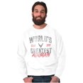 thumbnail image 4 of US Air Force World's Greatest Airman Men's Crewneck Sweatshirt Brisco Brands M, 4 of 6