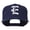 Navy, variant on Old English E Embroidered Flat Bill Cap - Black OSFM