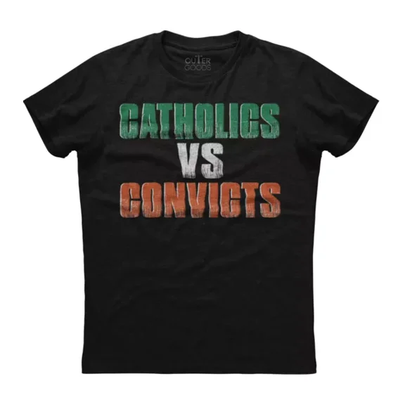 DOPASHIRT Catholics Vs Convicts T-Shirt Unisex S-5XL Hot Trending Shirt, Vintage Birthday Gift
