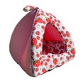 thumbnail image 3 of Amoroso Folded Lightweight Pet House with Sponge Cushion 6239 Pink, 3 of 8