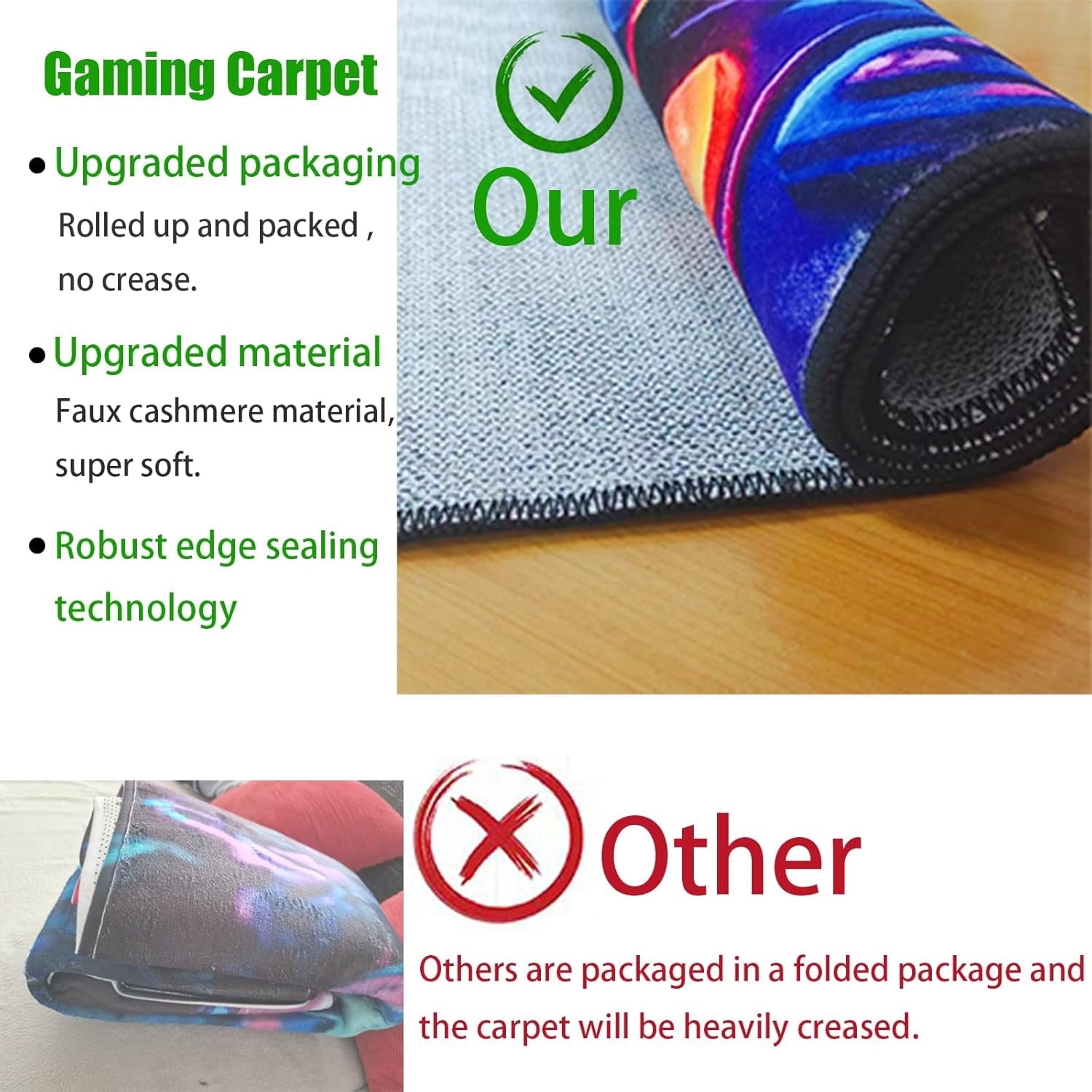 Video Game Rugs Carpets Gameing for Kids Teen Boy Room Bedroom, Colorful Gaming Floor Mats Area Rug for Living Room Gaming Chair Mat Hardwood, 20 x 31 in Area Rugs Carpet for Gamer Boys