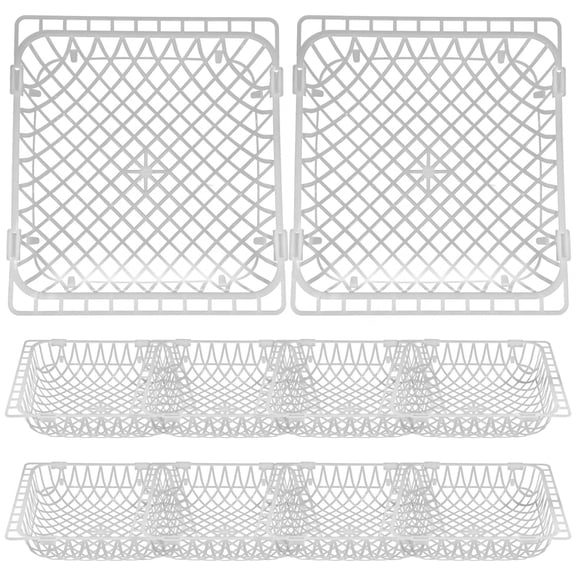 FRCOLOR 10pcs Pigeon Hatching Nest Plastic Bird Cage Doves Pet Bird Cage Laying Nest