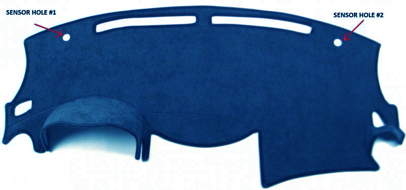 Fits 2009-2015 Nissan Maxima Dashboard Mat Pad Dash Cover-Blue