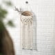 thumbnail image 3 of Tapiz de macramé Colco decoración de Pared 85x25cm Algodón Beige, 3 of 8