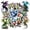2A-35pcs, variant on 35pcs-50pcs Mystical Dragon Stickers Mythical Kids Stickers Fantasy Graffiti Decals for Laptops Suitcase