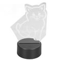 thumbnail image 3 of 3D Lamp, 3D Cat Lamp 7 Colors Changing Soft Warm Light  For Dorm For Bedroom For Office, 3 of 8
