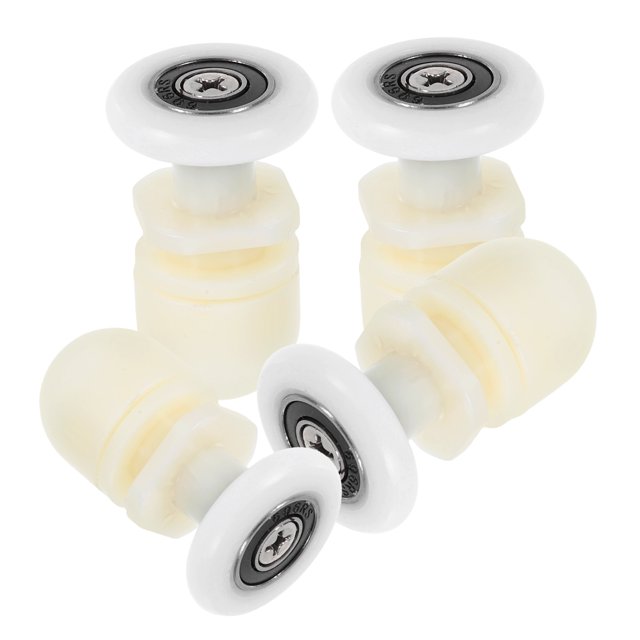 OULII 4 Pcs Rouleaux de Porte de Douche Durables pour Remplacement de Roues de Porte de Douche Simple dans les Salles de Bains