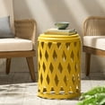 thumbnail image 5 of Selen 15 Side Table,Yellow Iron Garden Outdoor Patio Outdoor Tables, 5 of 10