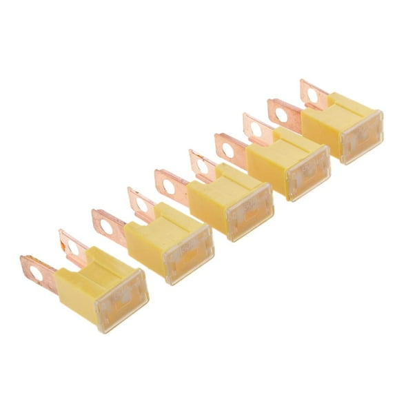 5 Pieces 32V 30A//80A/100A/120A FLK- Male PAL for Car Vehicles - Yellow,