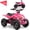 PINK, variant on Electric 4 Wheeler with Dual Speed 10-15MPH,Off-Road 4 Wheel with 12AH Battery,36V High Power Four Wheeler with 500W Motor,Front & Rear Shock Absorbers, Disc Brake, LED Headlight, Safety Flag,BLUE
