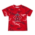 thumbnail image 2 of Toddler Fanatics Red Los Angeles Angels Field Ball T-Shirt & Shorts Set, 2 of 5