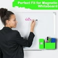 thumbnail image 5 of Magnetic Pen Holder,2 Pack Magnetic Dry Erase Marker Holder with Generous Compartments,Strong Magnet Storage Marker Pen Pencil Organizer for Refrigerator,Whiteboard,Locker Accessories, 5 of 10