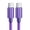 PURPLE, variant on Nylon Braided 60W Type C Wire For iphone 15 16 17 pro max 1m 2m 3m USB C To Type C Fast Charge Cable for Samsung Xiaomi Huawei