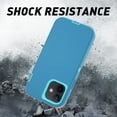 thumbnail image 4 of Étui pour iPhone 11, Protection Robuste 3 Couches Antichoc Étui Rigide Anti-Poussière/choc Intégrale Durable Anti-Empreintes Digitales avec Protection de Port, Bleu Lac, 4 of 4