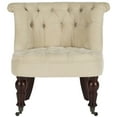 thumbnail image 2 of SAFAVIEH Carlin Tufted Chair Natural Cream, 2 of 7