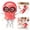 Red, variant on Desiso Interactive Dancing Toy for Kids, Jellyfish Crawling Toy with Musical LED Light, Bump & Go, Smart Obstacle Avoidance Gift for Toddlers Baby Crawling Practice, 8 Inch(Red)