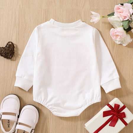 

Quealent Baby Winter Romper Winter Rompers Baby Boy Cotton Baby Romper Baby Knitted Clothes Longsleeve Sweater Outfit for Boy and Girls with Warm Hat Set White 18-24 Months