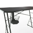 thumbnail image 6 of PC Gaming Desk, YOFE 47" Gaming Desk Table, Computer Desk with Cup Holder, Metal Frame Computer Game Station Desk, Home Office Desk for Men Women, Black, R7202, 6 of 11