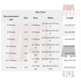 thumbnail image 4 of Acaics Girls' Shorts for Home Lace Bow Safety Shorts Elastic Waist Under Dress, 4 of 6
