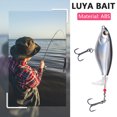 thumbnail image 1 of 6.5cm 6g Cebo de pesca duro artificial Topwater Spin Pencil Señuelos (plata negra) Ehuebsd Para estrenar, 1 of 8