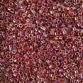 thumbnail image 2 of Miyuki Delica Seed Beads – Size 11/0 (1.6 mm), DB0088, Lined Topaz AB, 7.2g, Approx. 1440 Beads, 2 of 7