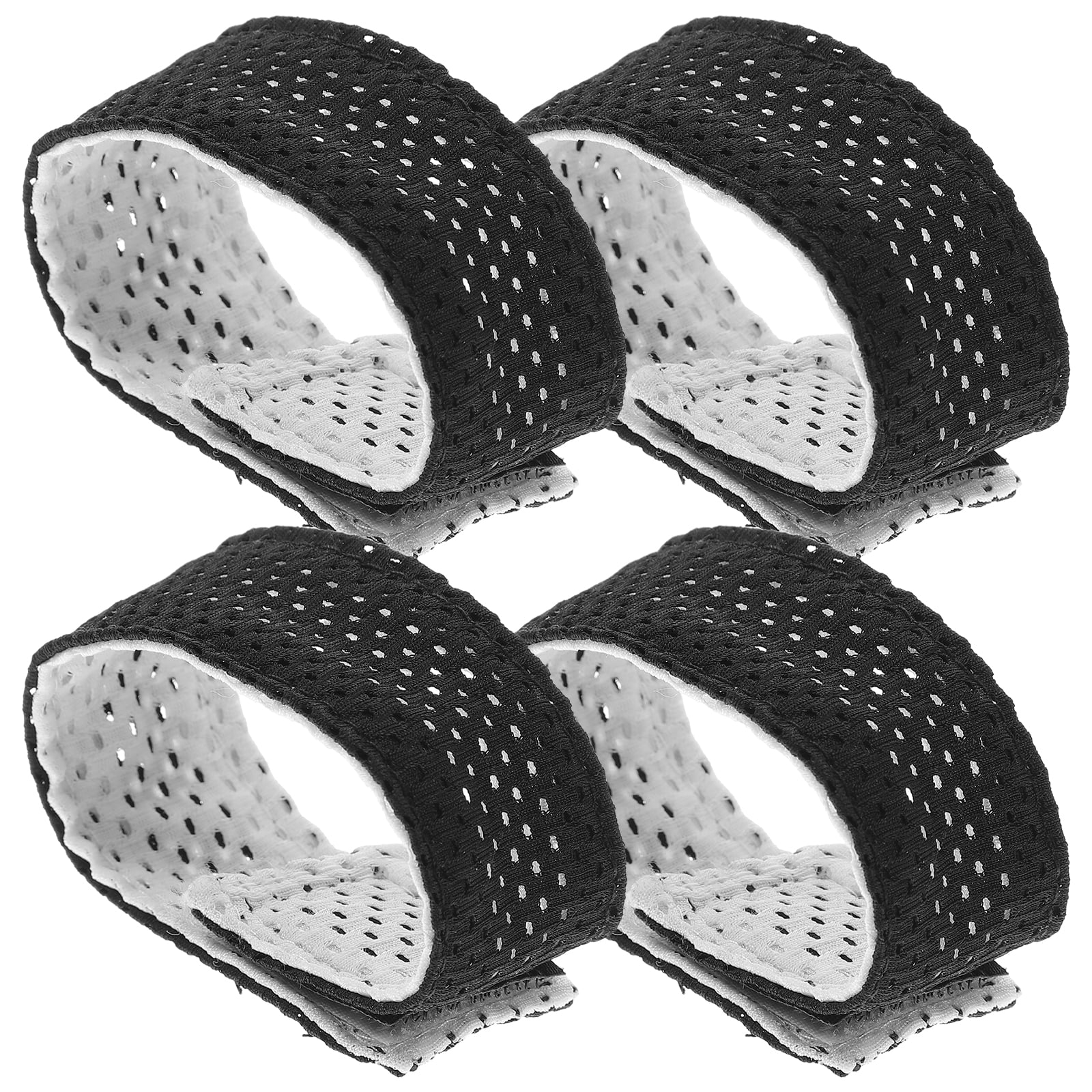 4Pcs Sleeve Bands Sleeve Holders Sleeve Ties Straps with Hook and Loop Fasteners